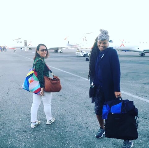 Chartered flight from Vegas