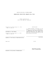 Substitute Senate Bill 5940