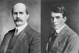 William Henry Bragg and his son William Lawrence Bragg