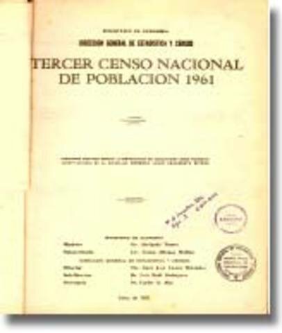 Tercer censo general de la población