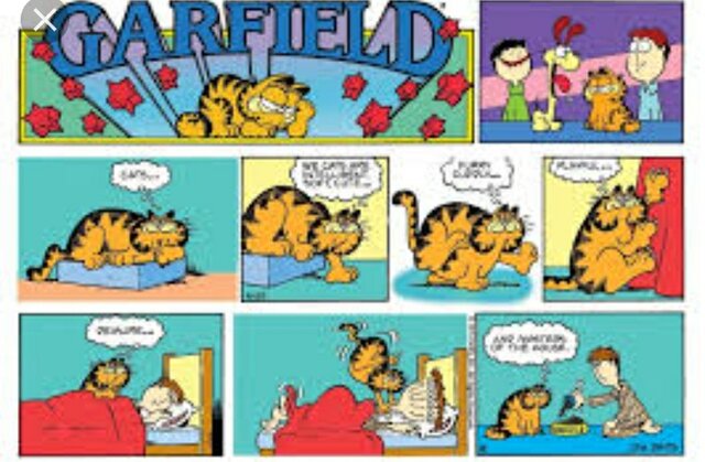 Sale la primera tira dominical de Garfield