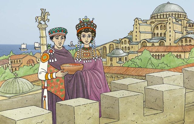 Descripción del desarrollo de la cultura en el imperio bizantino.