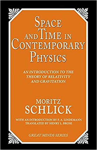 Schlick's thoughts on Einstein