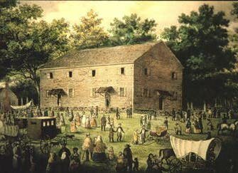 Levi Coffin and his cousin teach reading