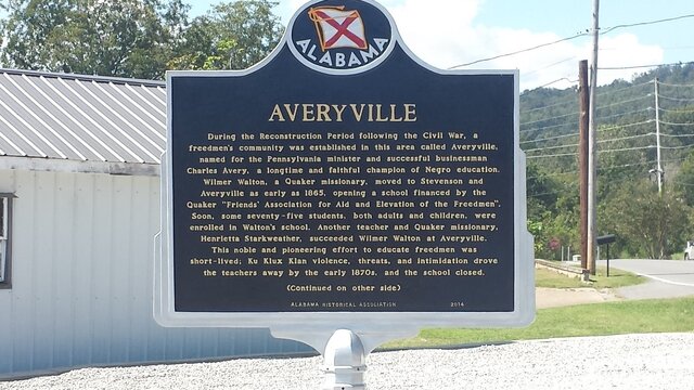 Wilmer Walton opens school in Averyville, AL