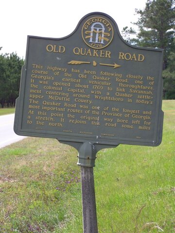 Old Quaker Road opens in GA
