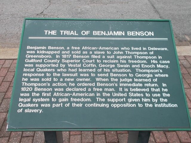 Ben Benson regains freedom in Greensboro, NC