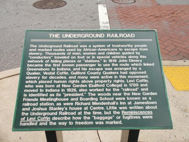 Railroad goes through Greensboro, NC