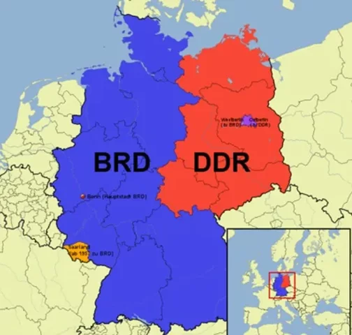 LA GERMANIA VIENE DIVISA IN DUE STATI