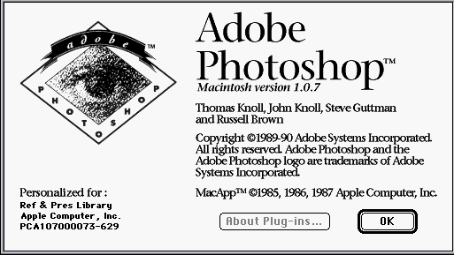 Photoshop 1.0