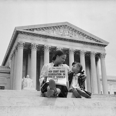 Timeline: 1954 Brown Versus Board Of Education.