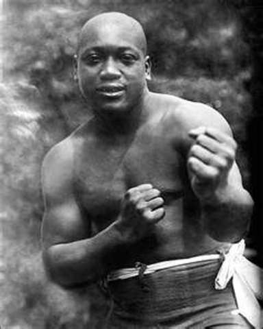 Boxer Jack Johnson