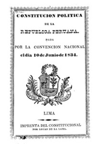 Constitución del Perú de 1834