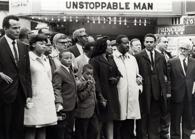 Bayard Rustin organizes march in Memphis, TN