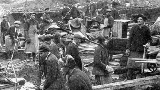 Початок страйку 1-ої табірної зони, повстання ввечері