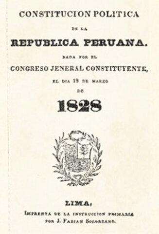 Promulgación de la constitución de 1828