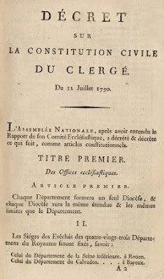 CREACIÓN DE LA INSTITUCIÓN CIVIL DEL CLERO