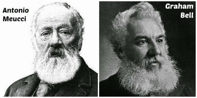 Aparición del primer teléfono por Antonio Meucci