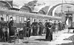 La primera cabina telefonica