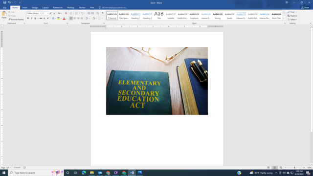 Elementary and Secondary Eduction