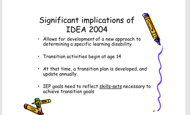 Reauthorization of IDEA