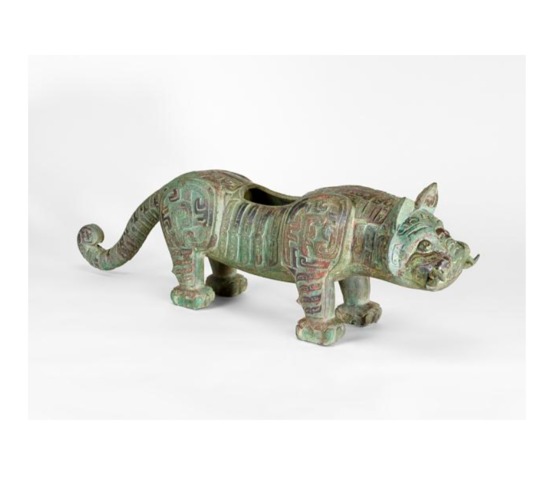 Miniature Bronze Tiger
