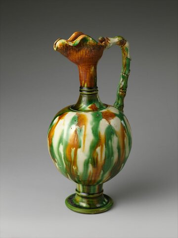 Sancai-Glazed Amphora