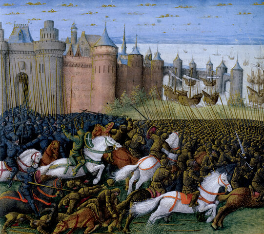 Jerusalén conquistada por musulmanes.