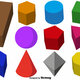 Vector collection of 3d prisms