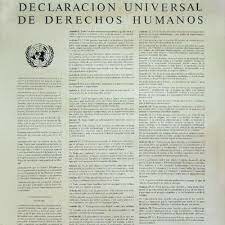 La asamblea general de las naciones unidas aprobó y proclamo la declaración universal de los derechos humanos.