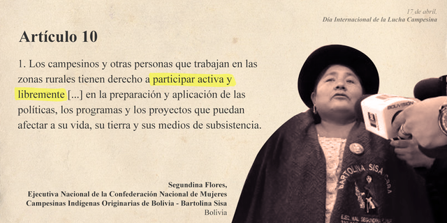 Federación Nacional de Mujeres Campesinas Bartolina Sisa