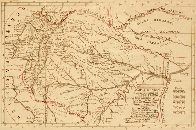 El Virreinato de la Nueva Granada 1739