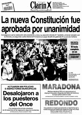Reforma de la Constitucion Nacional