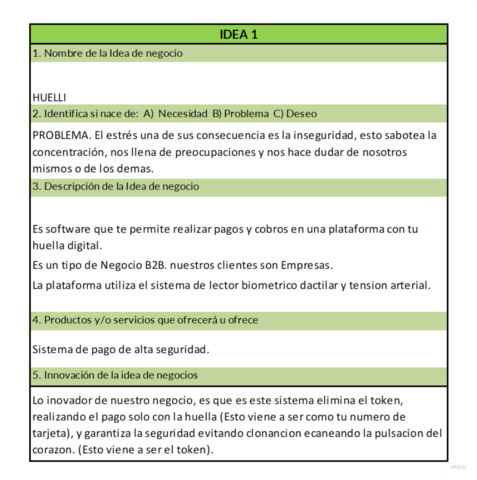 PERFIL DE IDEA DE NEGOCIO