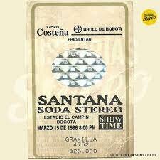 Santana y Soda Estéreo