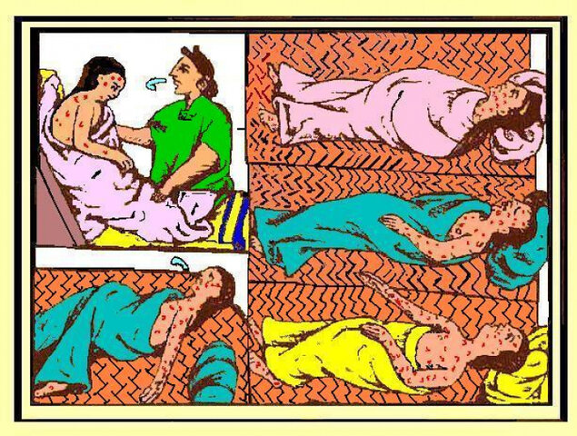 Descenso de la población indígena