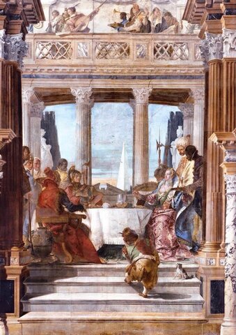 Storia di Antonio e Cleopatra (Palazzo Labia) - Tiepolo