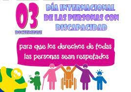Día internacional del discapacitado.