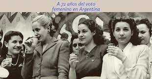 Sanción Del Voto Femenino En Argentina