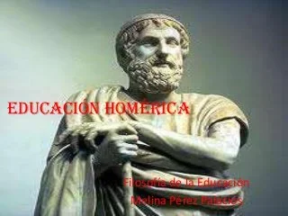 Educación Homérica