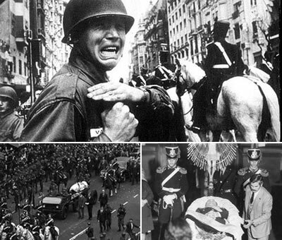 FALLECIMIENTO DE GRAL JUAN D PERON