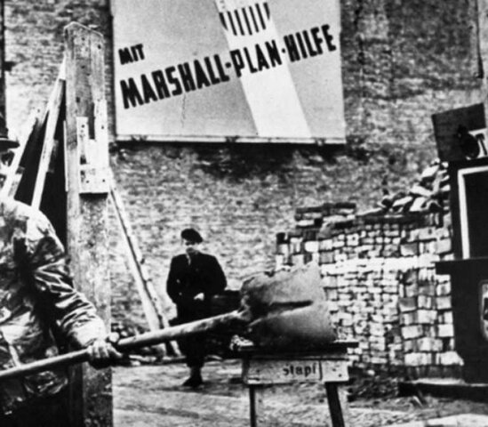Plan Marshall para la reconstrucción de Europa.