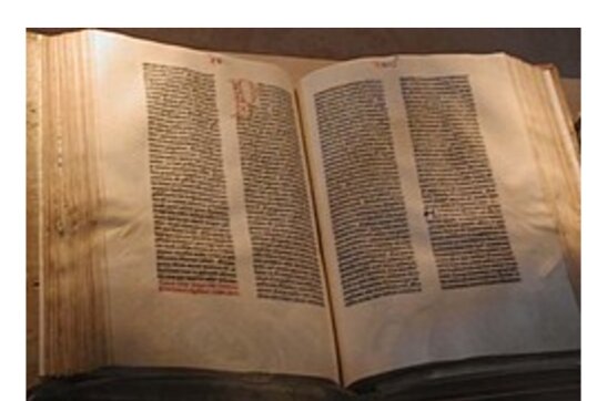 Biblia de Gutenberg.