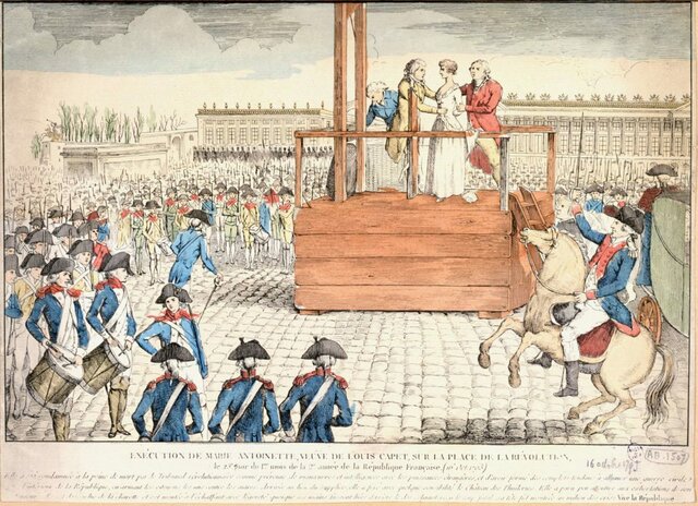 Marie Antoinette Executed