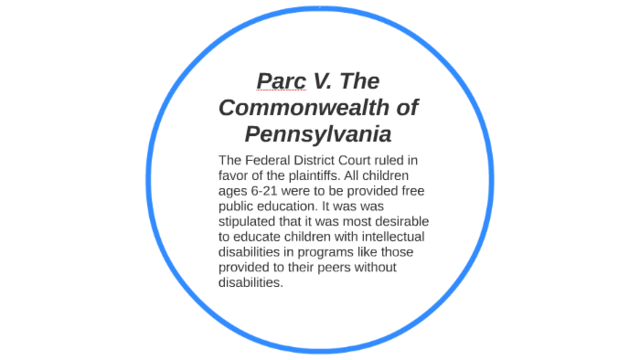 PARC V. Commonwealth of Pennsylvania