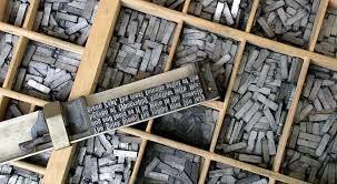 Caracteres móviles de la imprenta