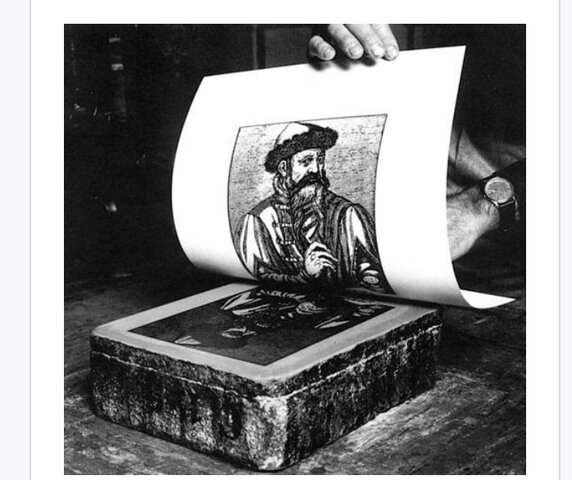 Invención de la litografía.