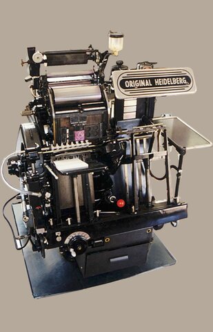 Primera prensa de Heidelberg