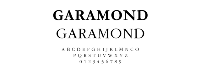 Familia tipográfica Garamond