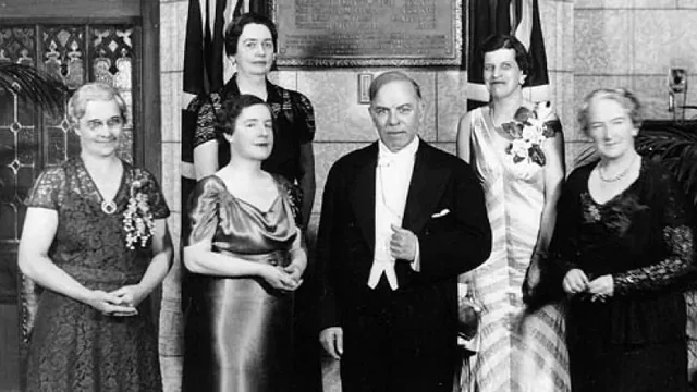 Feminist movement, women seen as people, many women given right to vote and the famous five 1929 +2